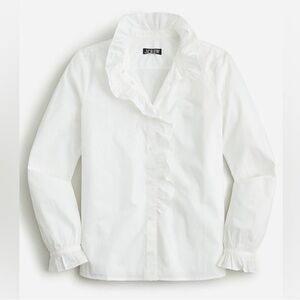 J Crew Cottage top in cotton poplin